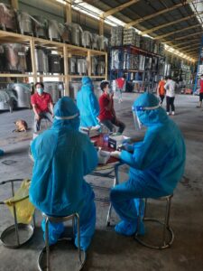 Công ty sơn Hiệp Phát Test Covid 2021