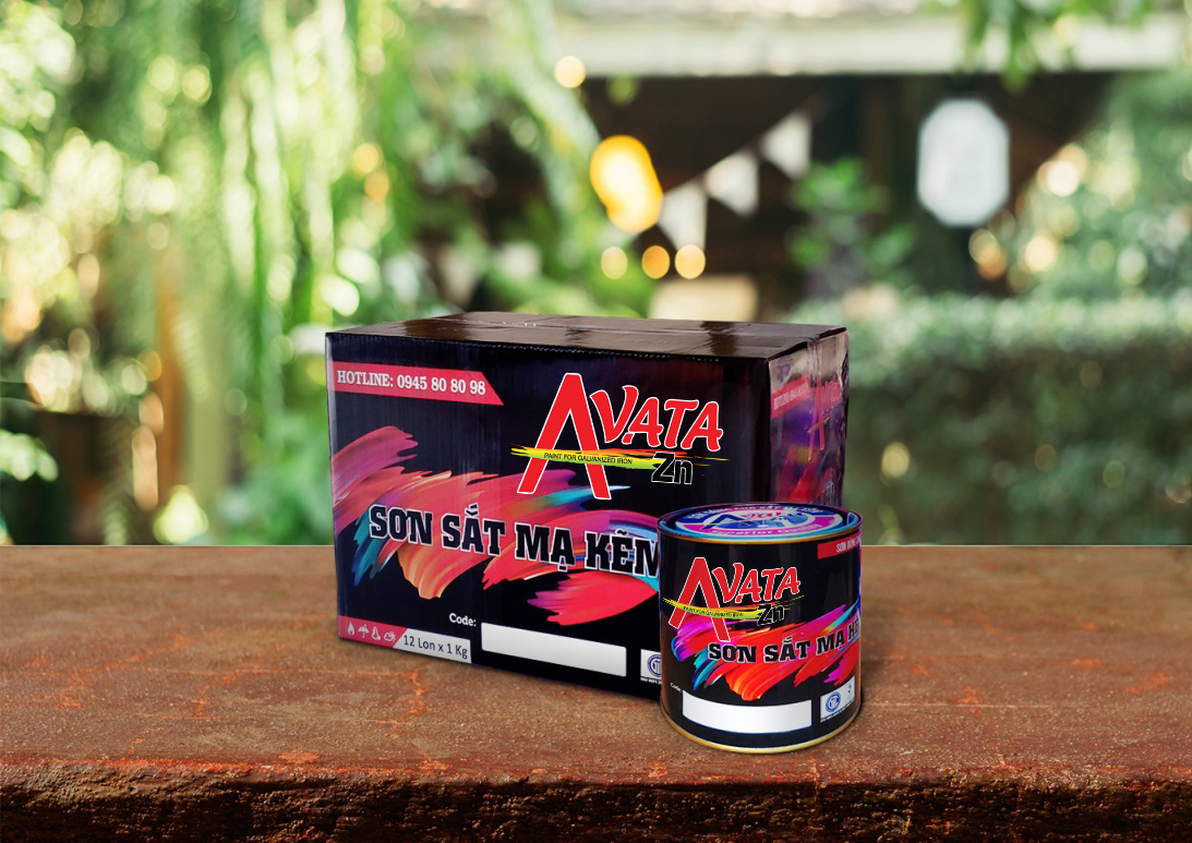 sơn avata zn cho sắt mạ kẽm 1 thành phần